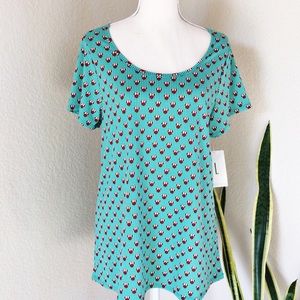 DISNEY LuLaRoe  Minnie Mouse Classic TEE LG NEW